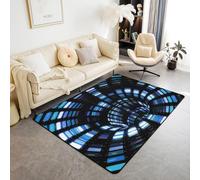 Tappetini In Moquette, Stampa 3D Arte Astratta Geometrica, Varie Dimensioni Tra Cui Scegliere, Cameretta Per Morbida E Spessa Flanella 50 X 80 Cm - Pulizia Facile - Poliestere /6642264655929