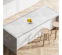 Tappetini in silicone per bancone della cucina, 190 x 60 cm, più grande tappetino resistente al calore, impermeabile, spesso, antiscivolo, tappetino protettivo per piano di lavoro, traslucido