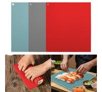 Tappetini in silicone per fare rotoli di sushi a casa include 3 pezzi in una con