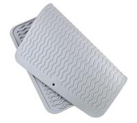 Tappetini in Silicone Wave Grain per Drenaggio, Asciugatura Cucina