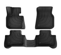 Tappetini In TPE Per BMW IX3 X3 X4, Tappetini Per Bagagliaio Anteriori E Posteriori, Impermeabili, Antiscivolo, Accessori Tappetini Auto(NERO 2,X-2)