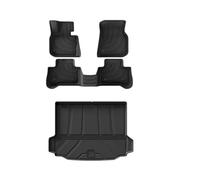 Tappetini In TPE Per BMW IX3 X3 X4, Tappetini Per Bagagliaio Anteriori E Posteriori, Impermeabili, Antiscivolo, Accessori Tappetini Auto(Nero 3,X-1)
