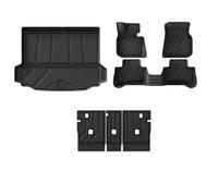 Tappetini In TPE Per BMW IX3 X3 X4, Tappetini Per Bagagliaio Anteriori E Posteriori, Impermeabili, Antiscivolo, Accessori Tappetini Auto(NERO 1,X-1)