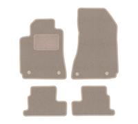 Tappetini in velluto Beige pour Alfa Romeo Brera 2005-2010 Set da 4 Pezzi