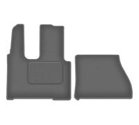 Tappetini in velluto Grafite Mercedes Actros MP4 0 Set da 2 pezzi