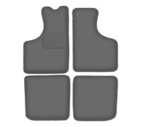 Tappetini in velluto Grafite per Skoda 100S / 100L 1969-1977 Set da 4 pezzi