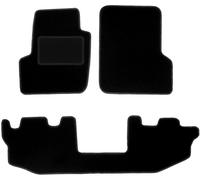 Wielganizator Tappetini per auto in velour nero su misura per Jeep Wrangler TJ SUV (1996-2006) 4 pezzi