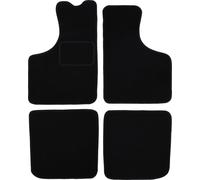 Tappetini in velluto Nero Skoda 100S / 100L 1969-1977 Set da 4 Pezzi