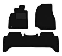 Tappetini in velluto Nero Toyota Land Cruiser J100 1998-2007 Set da 4 Pezzi