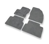 Mossa Premium tappetini auto in velluto compatibili con Ford C-Max II (2010-2019) - tappeti auto - grigio