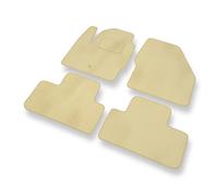 Mossa Premium tappetini auto in velluto compatibili con Land Rover Freelander II (2006-2014) - tappeti auto - beige 1