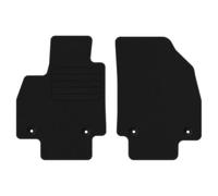 Tappetini in velluto per MG ZS Hybrid+ a partire dal 2024 Basic, anteriori ovali, tappetini in velluto con protezione per il tallone