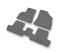 Mossa Premium tappetini auto in velluto compatibili con Peugeot 3008 I (2009-2016) - tappeti auto - grigio 1