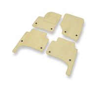Tappetini in velluto per VW Volkswagen Touareg I SUV (2002-2010) Beige
