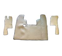 Tappetini interni in ecopelle per SCANIA 4 serie 1995-2004 pavimento beige ca...