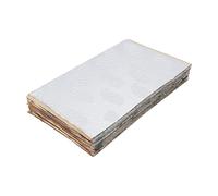 Tappetini Isolanti Anti Rumore Isolamento Acustico Gomma Butilica Auto Isolamento Termico Barriera Acustica Nero 2/10/15/17/34 Pezzi 80 Mil 25 Piedi Quadrati(25piece 400x250mm)