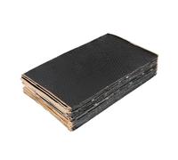 Tappetini Isolanti Anti Rumore Isolamento Acustico Gomma Butilica Auto Isolamento Termico Barriera Acustica Nero 2/10/15/17/34 Pezzi 80 Mil 25 Piedi Quadrati(34piece 400x250mm1)