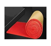 Tappetini Isolanti Anti Rumore Pannelli Isolanti Acustici Autoadesivi schiuma Forma Uovo, Ad Alta Densità, Per Studio, KTV, Ufficio, 50x200 Cm(Rosso,2cm)