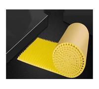 Tappetini Isolanti Anti Rumore Pannelli Isolanti Acustici Autoadesivi schiuma Forma Uovo, Ad Alta Densità, Per Studio, KTV, Ufficio, 50x200 Cm(Giallo,2cm)