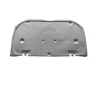 Tappetini Isolanti Anti Rumore Tappetino Isolante Termico Ignifugo Cotone Cofano Motore Auto Per Toyota FJ Per Cruiser 2008 2009 2010 2011 2012 2013 2014 2015(D'argento)