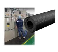 Tappetini isolanti in gomma per la sicurezza elettrica, resistenti e antiscivolo, protezione contro le scosse elettriche in ambienti industriali e officine