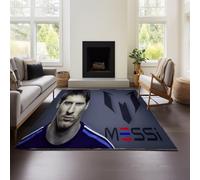 Tappetini Lionel Messi Per La Casa, Assorbenti, Antipolvere E Antisporco, Tappetini Per Porte D'ingresso, Tappetini Per Verande, Tappetini Per Esterni (Messi 01,120x160cm)