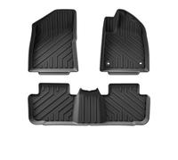 Tappetini Macchina Per MG 4 EV 2022 2023 2024 Tappetini Bagagliaio TPE 3D Adatti A Tutte Le Stagioni Accessori Auto Neri(RHD 3PCS)