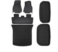 Tappetini Macchina Per Tesla Per Model 3 Y 2017-2023 Set Completo Di Tappetini Tappetini Auto 3D Antiscivolo Impermeabili(21-23 MY Right 6pcs)