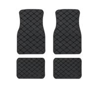 Tappetini Macchina per Toyota per Auris per Avensis per Crown per 4Runner per Harrier FJ per Cruiser Tappetini in Similpelle Marca Dimensioni Standard Tappetini Moquette(Black 4 PCS)