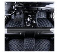 Tappetini macchina Tappetini Auto In Pelle Personalizzati Per Cupra Per Formentor 2022 Accessori Tappetini In Pelle Interni Auto Moquette(Nero Blu)