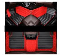 Tappetini macchina Tappetini Per Auto Per BMW Per I4 2022 Poggiapiedi Per Auto Personalizzati Copertura Per Tappeti Automobili Accessori Interni Auto Moquette(B Red Black)