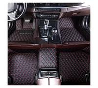 Tappetini macchina Tappetini Per Auto Per Fiat Per Argo 2018-2021 Accessori Per Interni Auto Tappeti In Pelle Tappetini Per Piedi Auto Moquette(Nero rosso)