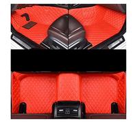 Tappetini macchina Tappetini Per Auto Per Hyundai Per Santa Fe II 2007 2008 2009 2010 2011 2012 Accessori Tappeti Per Auto Auto Moquette(Rosso)