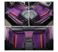 Tappetini macchina Tappetino Auto Su Misura Materiale ECO Per 98% 2 File Cinque Posti Oltre 2000 Modelli Guida Sia A Sinistra Che A Destra Auto Moquette(Viola)