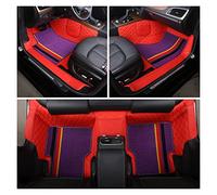 Tappetini macchina Tappetino Auto Su Misura Materiale ECO Per 98% 2 File Cinque Posti Oltre 2000 Modelli Guida Sia A Sinistra Che A Destra Auto Moquette(Red3)