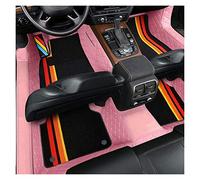 Tappetini macchina Tappetino Auto Su Misura Materiale ECO Per 98% 2 File Cinque Posti Oltre 2000 Modelli Guida Sia A Sinistra Che A Destra Auto Moquette(Pink 2)