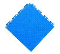 Tappetini modulari ad incastro per garage con fori di scarico, piastrelle antiscivolo, per esterni, autolavaggio, patio e piscina (rosso, 25 x 25 cm, set da 64)