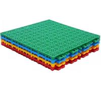 Tappetini modulari ad incastro, piastrelle for campi sportivi all'aperto, pavimentazione for patio, piscina, lavanderia, capannone, garage, rimorchi(Green)
