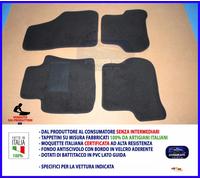 Tappetini moquette auto specifici Seat Leon 2005 in poi Tappeti Moquette