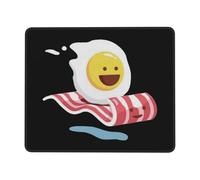 Tappetini Mouse, Bacon And Eggs Tappetino Mouse Multifunzionale Tappetino Mouse Gaming Base in Gomma Mousepad per Computer Gaming 25X30Cm