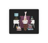 Tappetini Mouse, Book Books Book Lover One More Chapter Gaming Tappetino Mouse Ergonomico Tampone per Mouse Multifunzionale Tappetino Mouse per Notebook Computer 25X30Cm