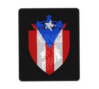 Tappetini Mouse Crown Lion Puerto Rico Flag Gaming Mousepad Notebook | 25x30cm Antisfilacciamento Tappetino per Mouse Lavabile Tappetino Mouse Ufficio Casa