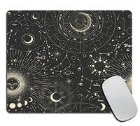 Tappetini Mouse Different Stages of Moonlight Activity Zodiac Signs 25X30Cm Confortevole Mouse Pad Soffice Mousepad per Ufficio Pc