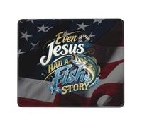 Tappetini Mouse Even Jesus Had A Fish Story Tappetino Mouse Ufficio 25x30cm