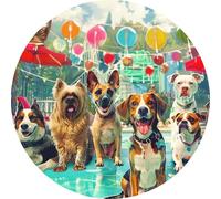 Tappetini Mouse Fun At The Amusement Park Dog Mousepad