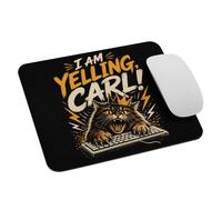 Tappetini Mouse Funny I Am Yelling Carl Donut Cat Meme Tappetino per Mouse