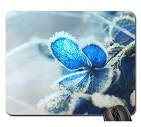 Tappetini Mouse, Garden Hydrangea Plant Flower The Petals Nature Tampone per Mouse Personalizzato Tappetino da Gaming Bordi Cuciti Gaming Pad per Laptop Pc 25X30Cm