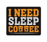 Tappetini Mouse, I Need Sleep Coffee Tappetini per Il Mouse da Gioco Multifunzionale Gaming Pad Antisfilacciamento Tappetino per Mouse per Pc Casa 25X30Cm