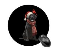 Tappetini Mouse Labrador Merry Christmas Cardinal Retriever Mousepad