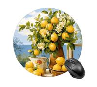Tappetini Mouse Lemon By The Window Mousepad | 20Cm Mousemat Bordo Cucito Liscio Tappetino Per Mouse Per Ufficio Gioco Laptop